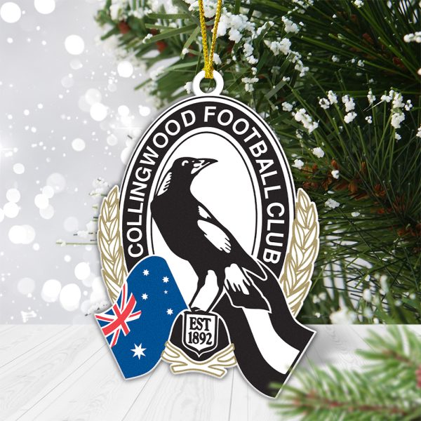 Collingwood FC 2-Side Printed Aluminium Ornament - VIETDQ0237
