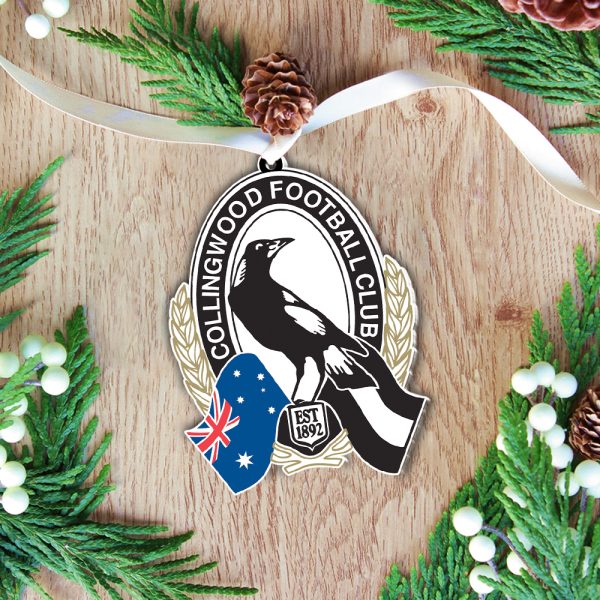Collingwood FC 2-Side Printed Acrylic Ornament - VIETDQ0225