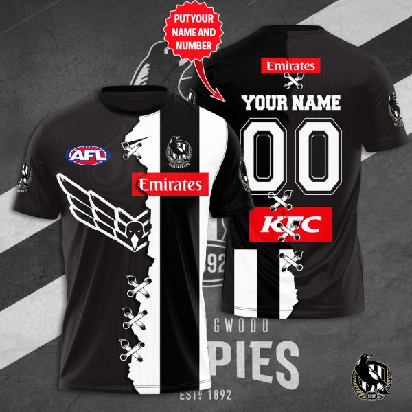 Personalized Collingwood FC 3D Apparel - TANTN 1715