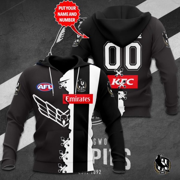 Personalized Collingwood FC 3D Apparel - TANTN 1715