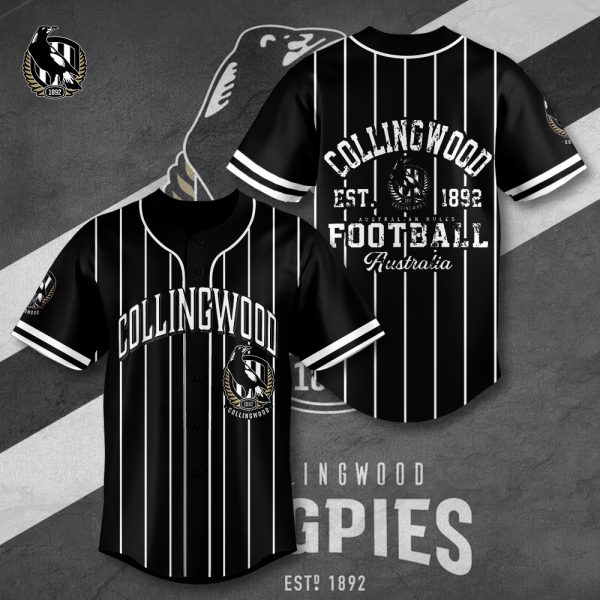 Collingwood FC Baseball Jersey - TANTN 1887