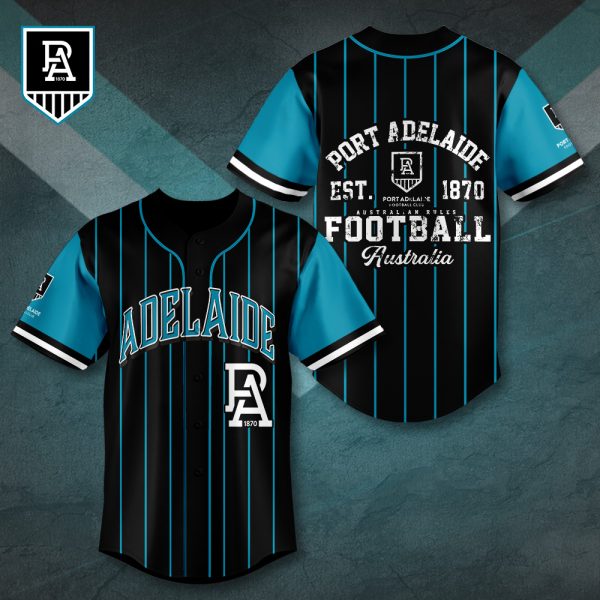 Port Adelaide FC Baseball Jersey - TANTN 1906