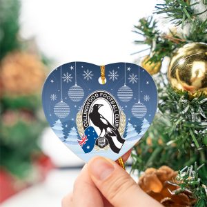 Collingwood FC 2-Side Printed Ceramic Ornament - VIETDQ0235
