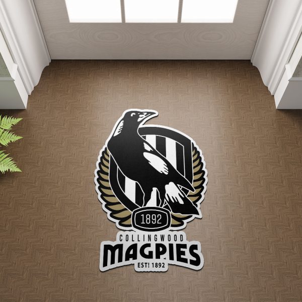 Collingwood FC Custom Shape Mat - TANTN 1751