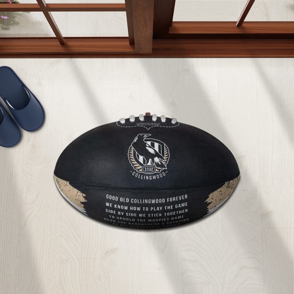 Collingwood FC Custom Shape Mat - TANTN 1753