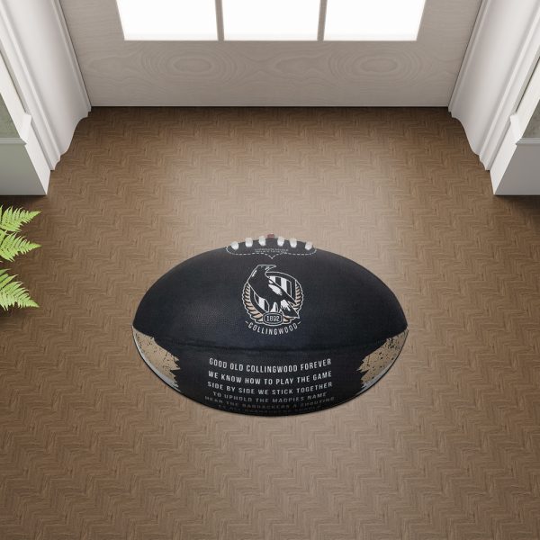 Collingwood FC Custom Shape Mat - TANTN 1753