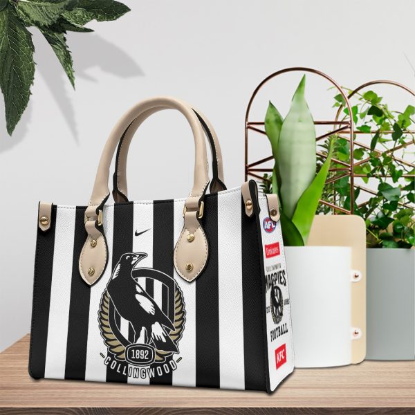 Collingwood FC Leather HandBag - TANTN 1718