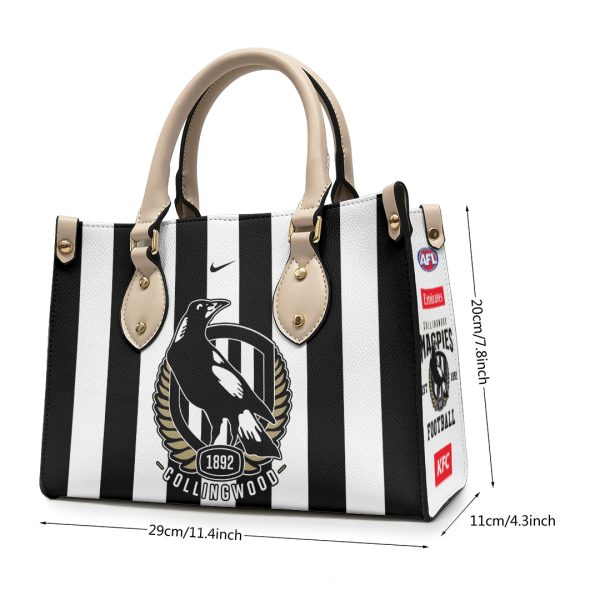 Collingwood FC Leather HandBag - TANTN 1718
