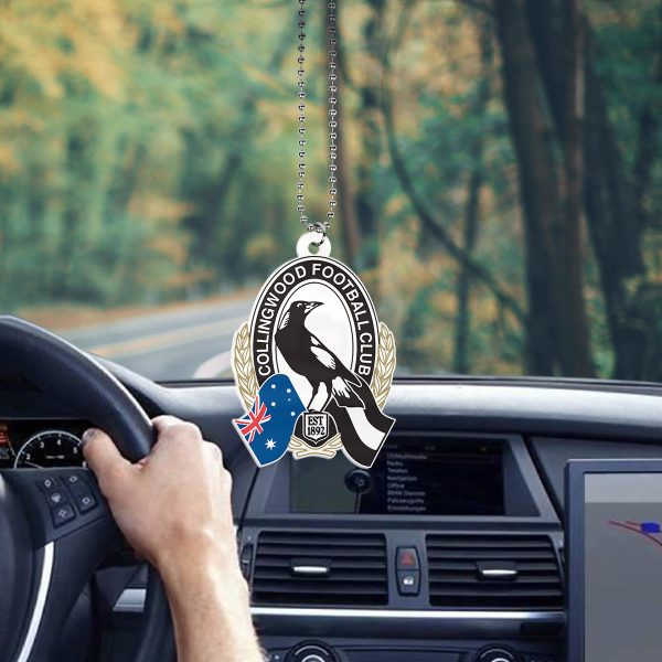 Collingwood FC 2-Side Printed Car Ornament - VIETDQ0236