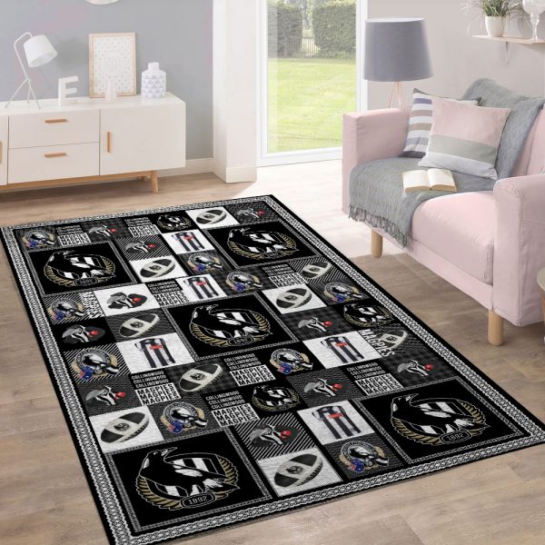 Collingwood FC Rectangular Rug - TANTN 1658
