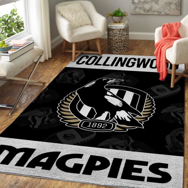 Collingwood FC Rectangular Rug - TANTN 1659
