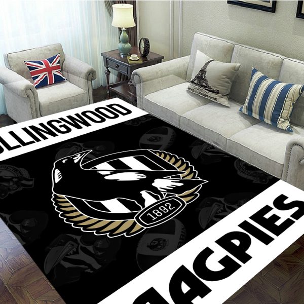 Collingwood FC Rectangular Rug - TANTN 1659