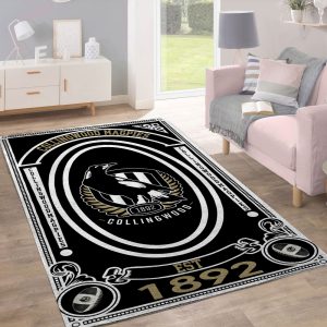 Collingwood FC Rectangular Rug - TANTN 1662