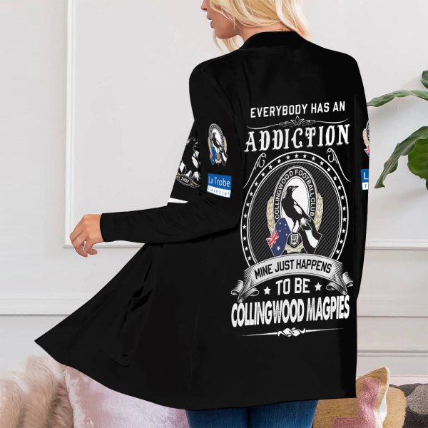 Collingwood FC Women's Patch Pocket Cardigan - TANTN 1611