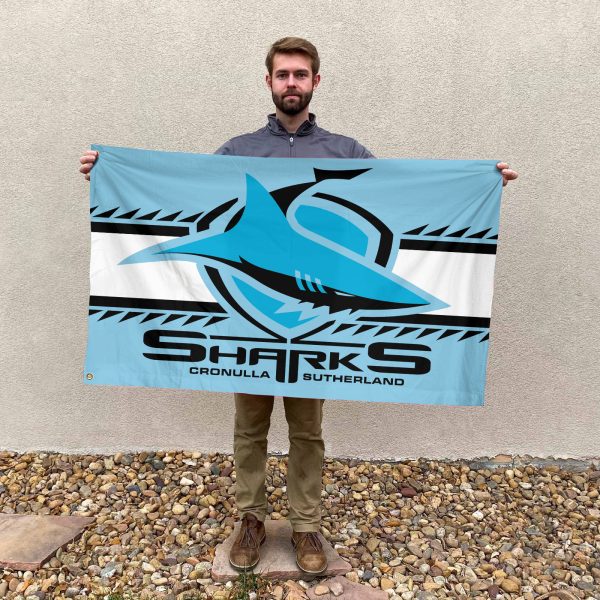 Cronulla-Sutherland Sharks 3D House Flag - VANDH 722