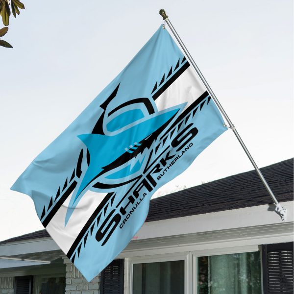 Cronulla-Sutherland Sharks 3D House Flag - VANDH 722