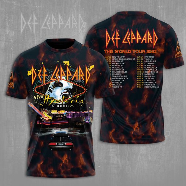 Def Leppard 3D Apparel - NGHIAVT 0507