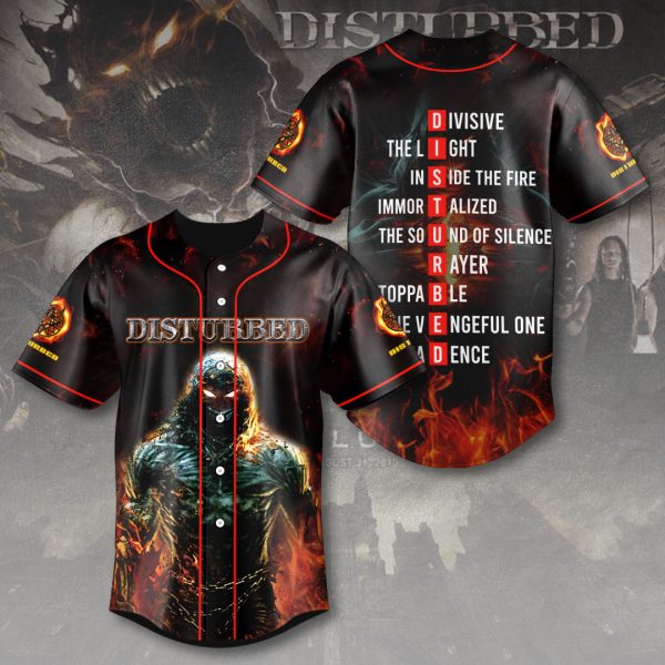 Disturbed Baseball Jersey - VANDH 803