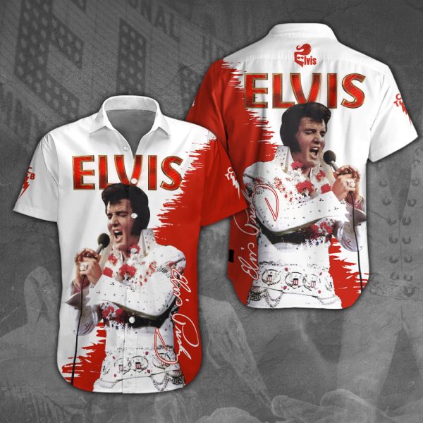 Elvis Presley Short Sleeve Dress Shirt - NGHIAVT 0147