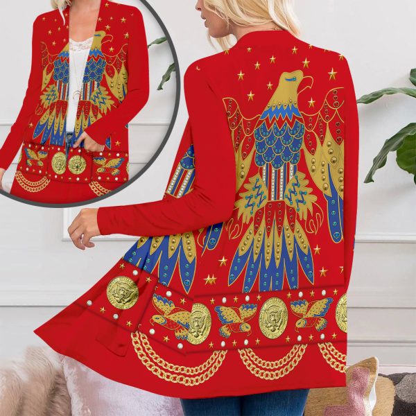 Elvis Presley Women’s Patch Pocket Cardigan – TANTN 1850