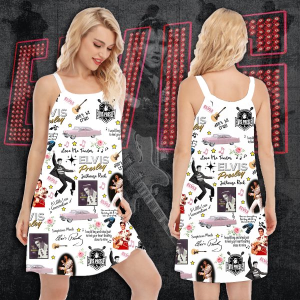 Elvis Presley Women's Sleeveless Cami Dress - TANTN 713