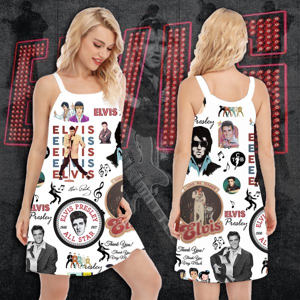 Elvis Presley Women's Sleeveless Cami Dress - TANTN 714