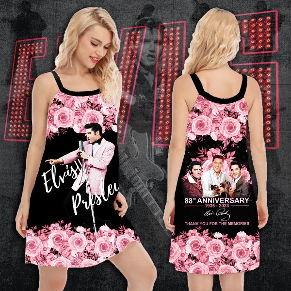 Elvis Presley Women's Sleeveless Cami Dress - TANTN 835