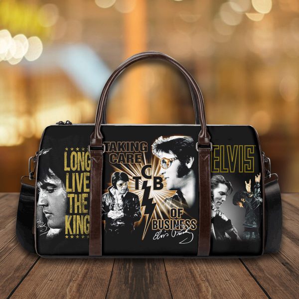 Elvis Presley Leather Duffle Bag -VANDH 537