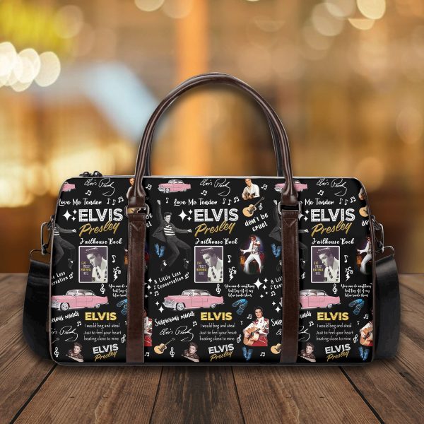 Elvis Presley Leather Duffle Bag - VANDH 650