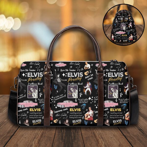 Elvis Presley Leather Duffle Bag - VANDH 650