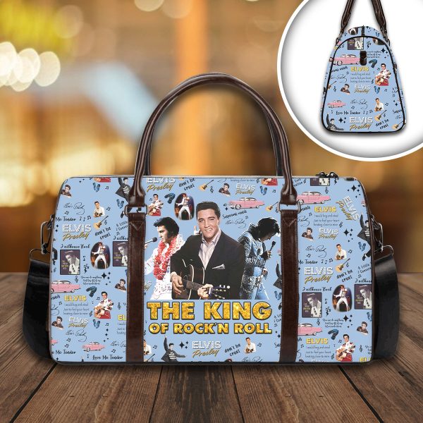 Elvis Presley Leather Duffle Bag - VANDH 644