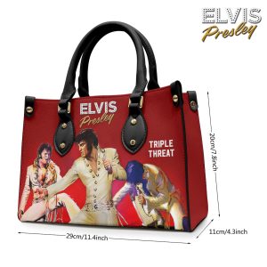 Elvis Presley Leather HandBag - VANDH 3401