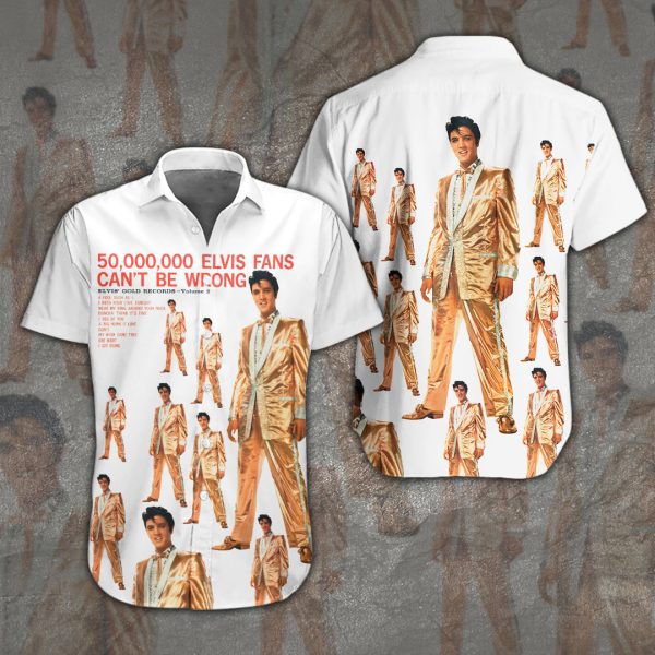 Elvis Presley Short Sleeve Dress Shirt - VANDH 822