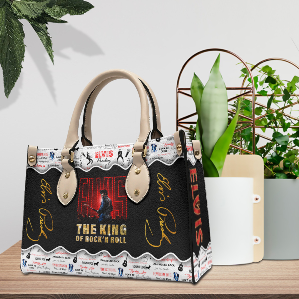 Elvis Presley Leather HandBag - HOATT 1175