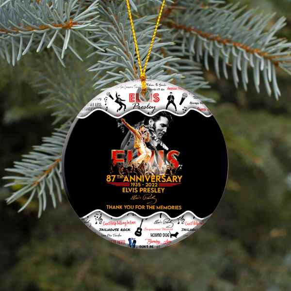 Elvis Presley 2-Side Printed Acrylic Ornament - HOATT 1680