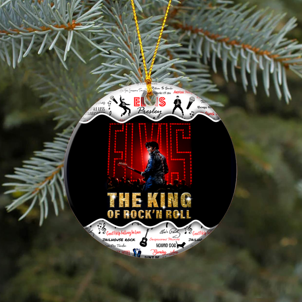Elvis Presley 2-Side Printed Acrylic Ornament - HOATT 1680.1