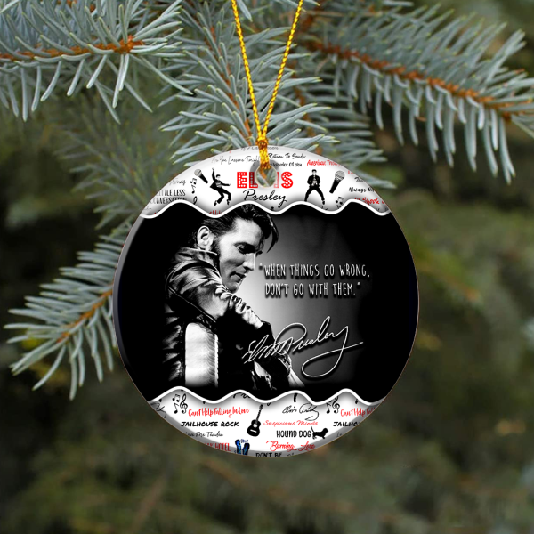 Elvis Presley 2-Side Printed Acrylic Ornament - HOATT 1680.2