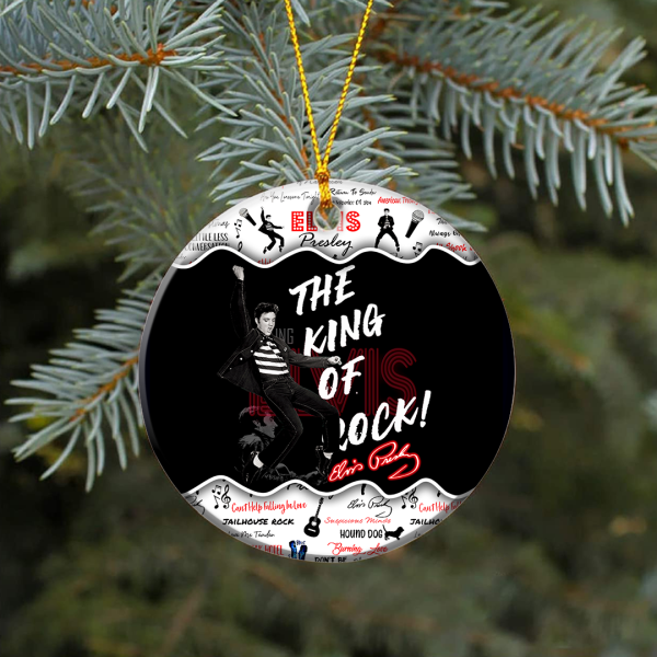 Elvis Presley 2-Side Printed Acrylic Ornament - HOATT 1680.4