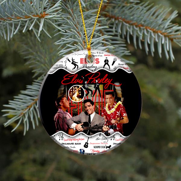 Elvis Presley 2-Side Printed Acrylic Ornament - HOATT 1680.5
