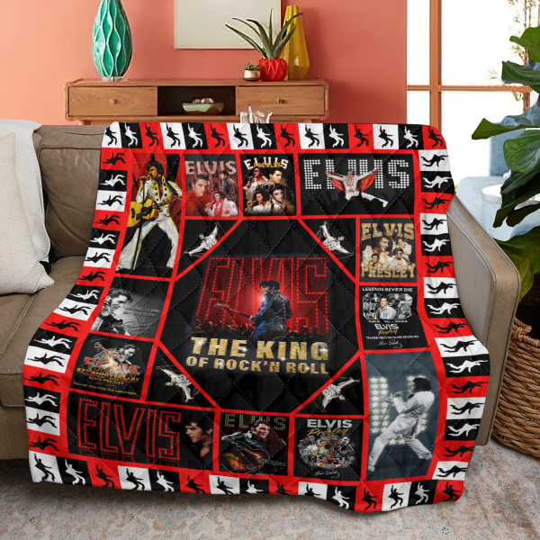 Elvis Presley Quilt Blanket - HOATT 1210