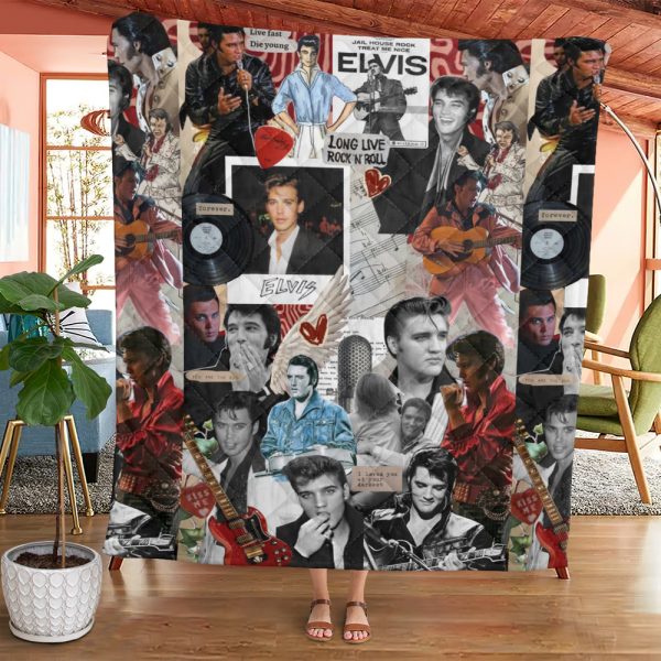 Elvis Presley Quilt Blanket - TANTN 1908