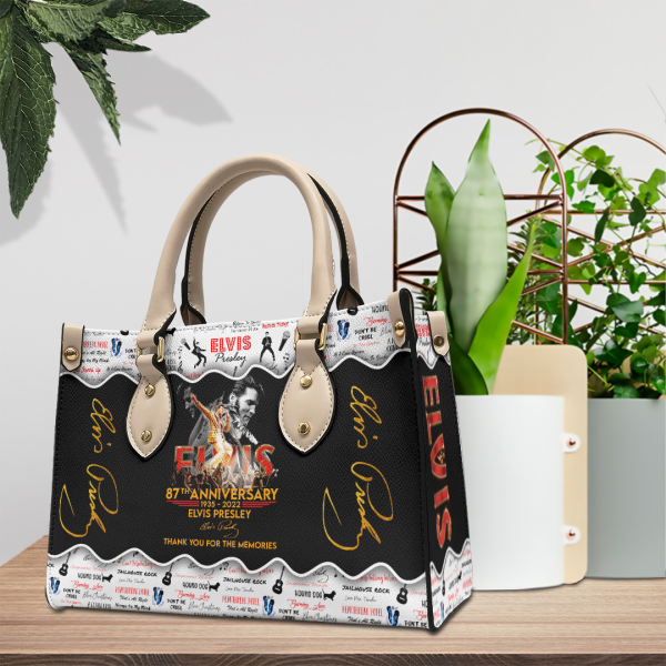 Elvis Presley Leather HandBag 1- HOATT 1175