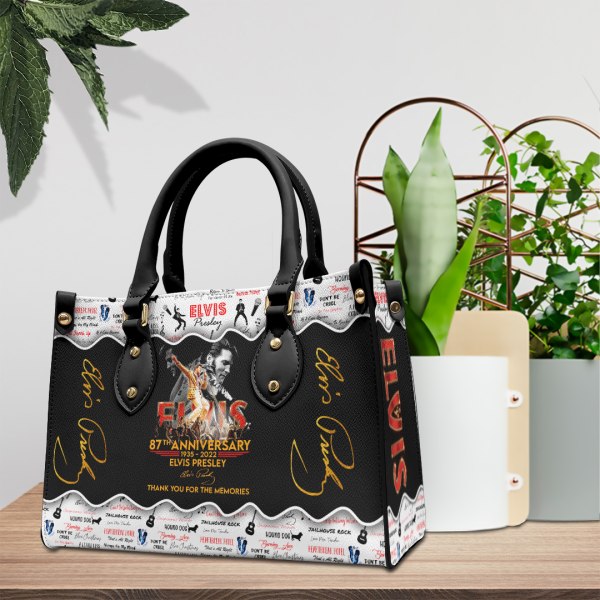 Elvis Presley Leather HandBag 1- HOATT 1175
