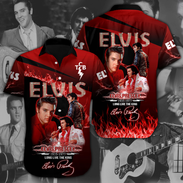 Elvis Presley Short Sleeve Dress Shirt - HOATT 2166