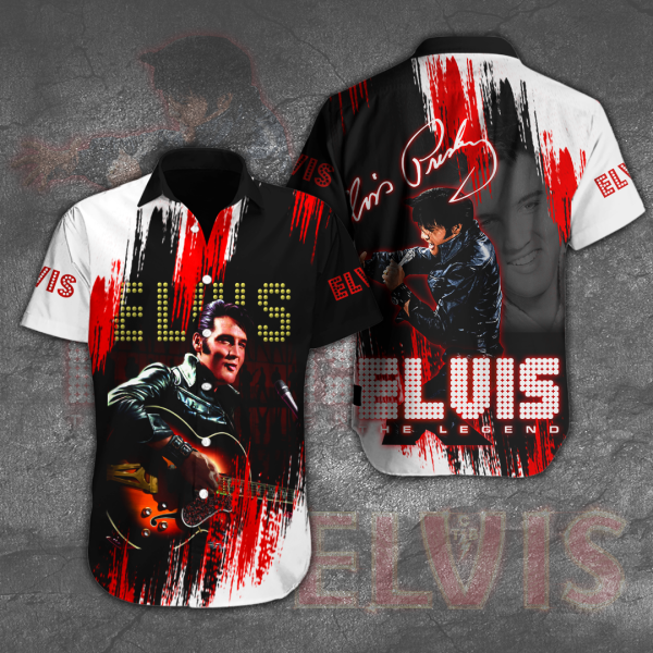 Elvis Presley Short Sleeve Dress Shirt - HOATT 1209