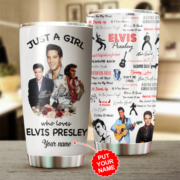 Personalized Elvis Presley Tumbler Cup - HOATT 986