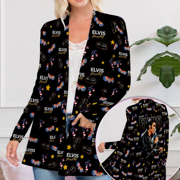 Elvis Presley Women’s Patch Pocket Cardigan – TANTN 1967
