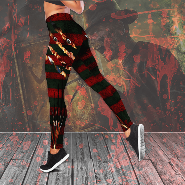 Freddy Krueger Hollow Tank Top Leggings - VIETDQ0220
