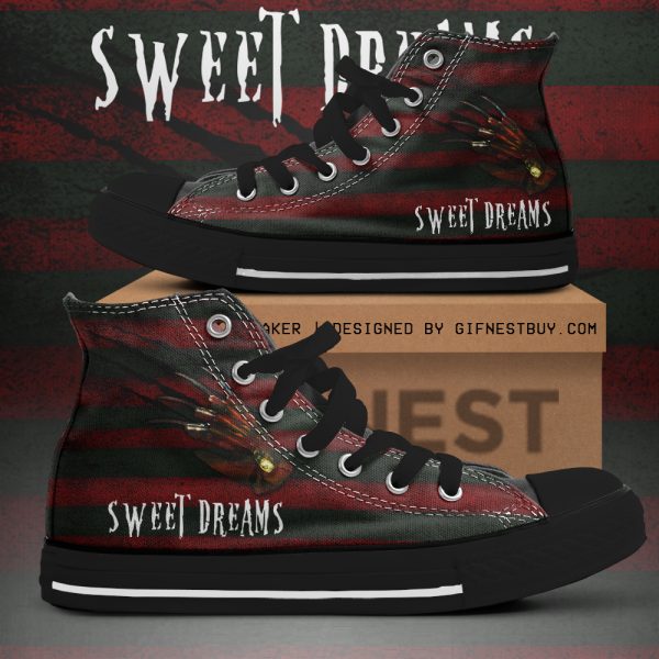 Freddy Krueger High Top Canvas Shoes - TANTN 1718