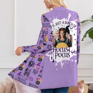 Hocus Pocus Women's Patch Pocket Cardigan - VANDH 653